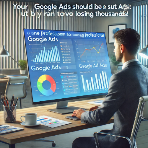 Your Google Ads should be set up and ran by one professional to avoid losing thousands!