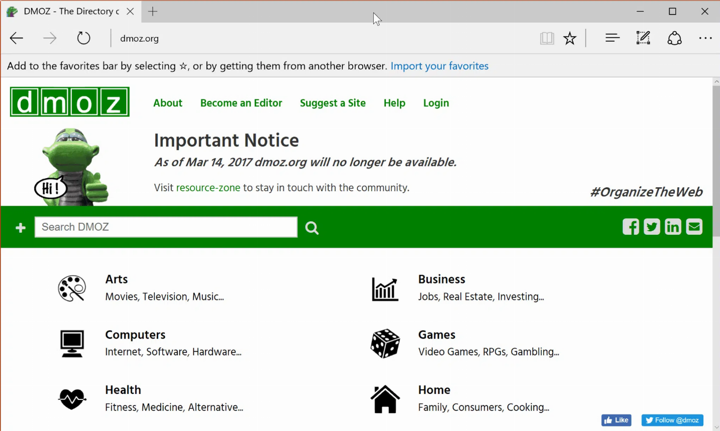 DMOZ: A Nostalgic Trip Down Memory Lane to the Early Days of the Web